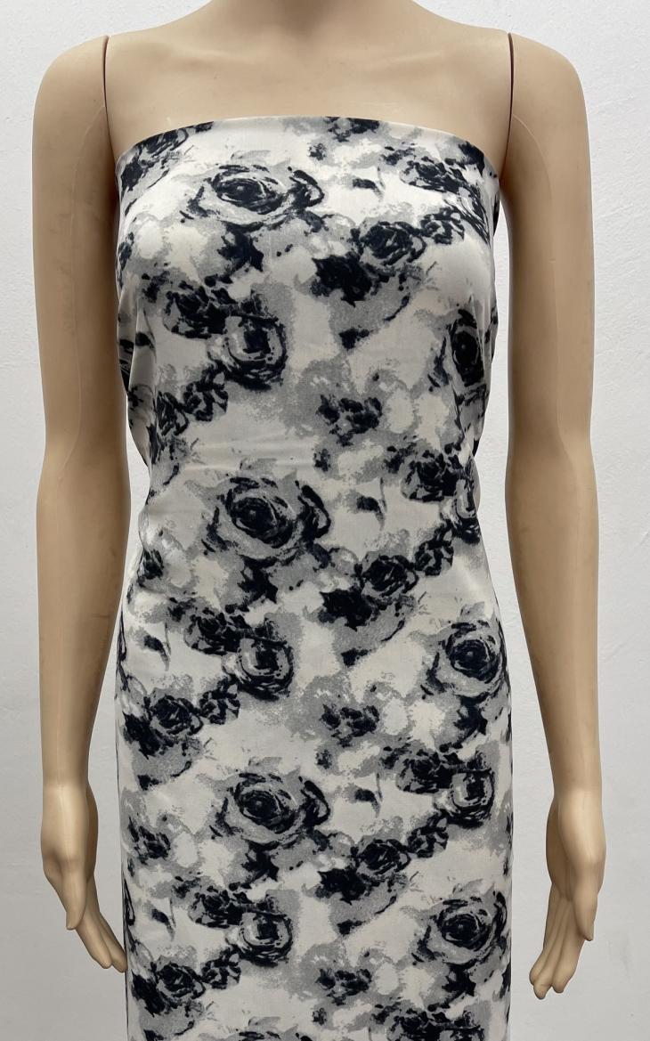 Dresses | Short Satin Slip Dress With Baroque Print  –  Womens Clothing Dresses