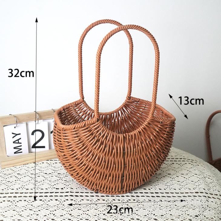 Handbags | Medium Jolie Madame Wicker Basket Bag  –  Womens Bags beige