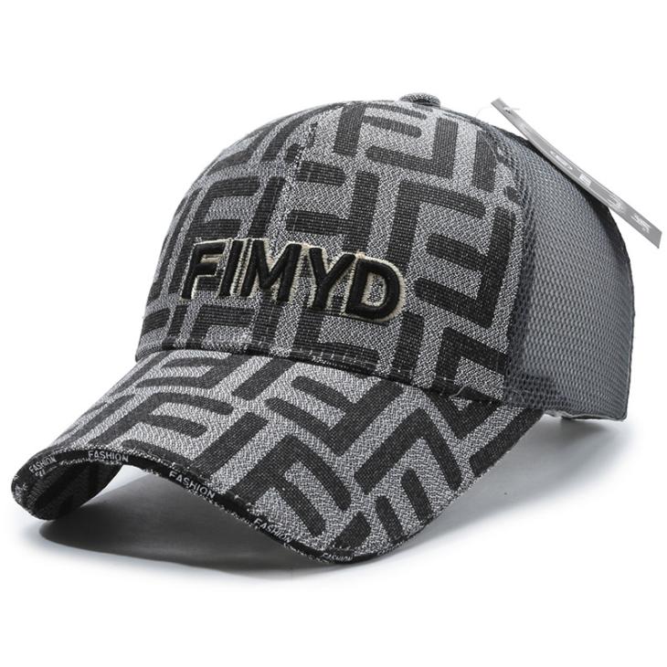 Hats And Caps | Monogrammed Jacquard Cap  –  Mens Accessories black