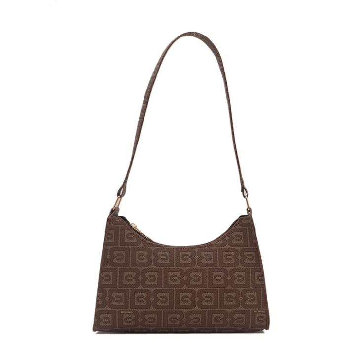 Shoulder Bags | Large 1945 Soft Hobo Bag In Jacquard Fabric With A Pb Labyrinth Monogram  –  Womens 1945 Bags 1945 Bags