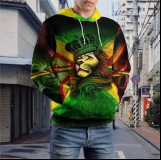 Sweatshirts | Neoprene Hoodie With Ibby Njoya Print  –  Mens Clothing Mens