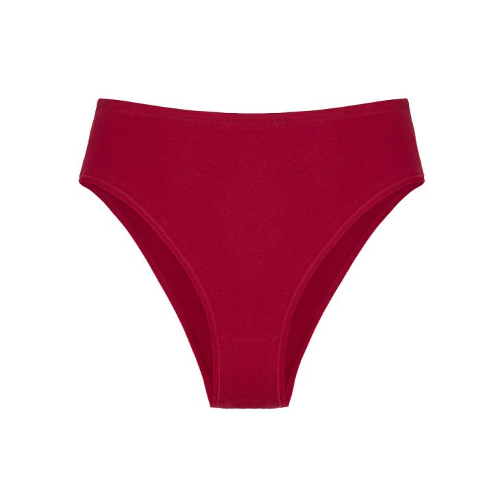 Swimwear | Rhinestoned Triangle Bikini  –  Womens Clothing red