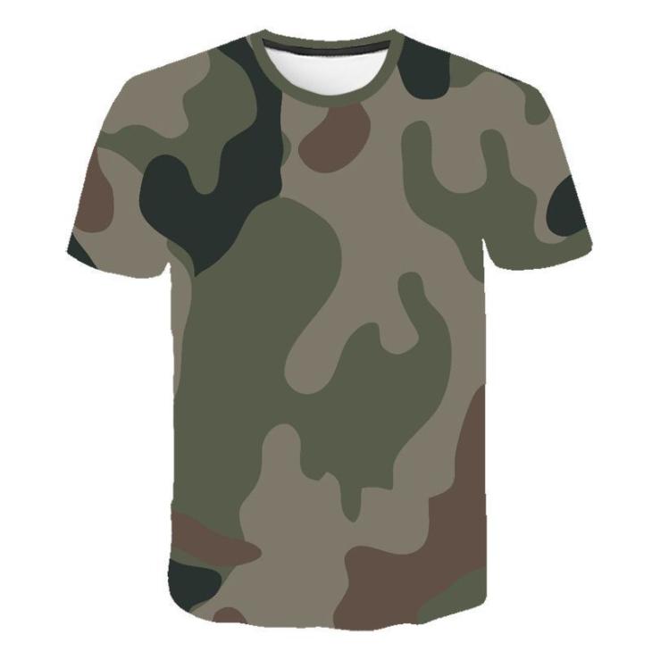 T-Shirts | Camouflage Vintage  T-Shirt  –  Mens Clothing khaki