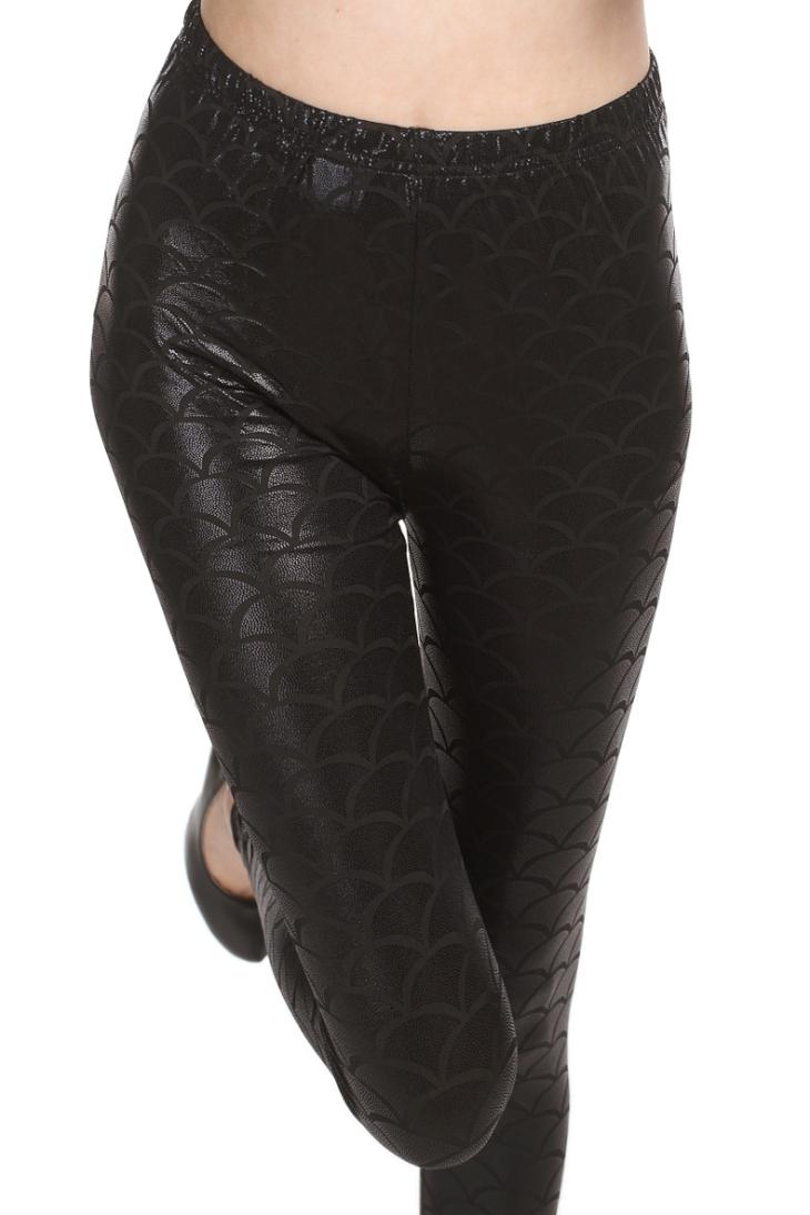 Trousers And Shorts | Topstitched Leather Leggings  –  Womens Clothing black