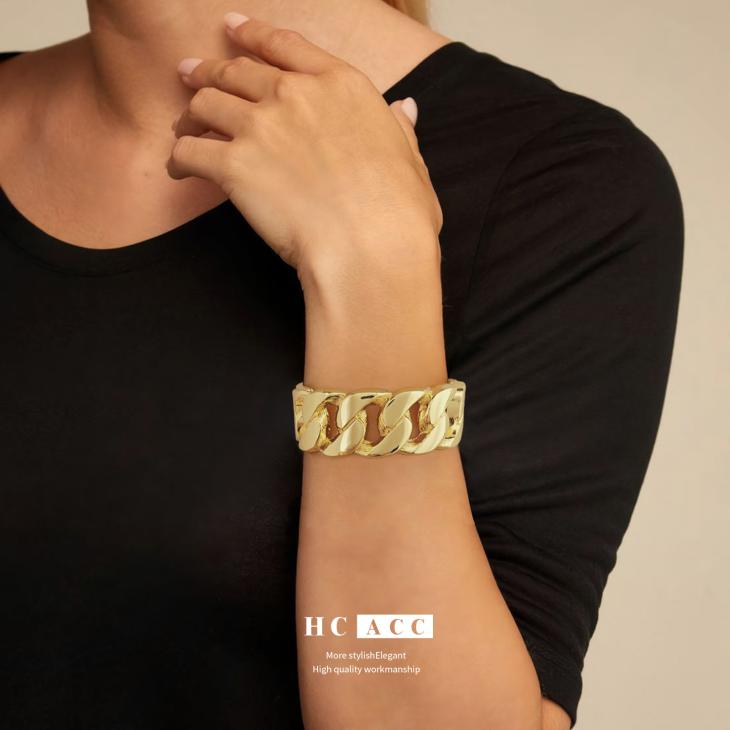 Fashion Jewelry | Brass Chain Bracelet  –  Womens/Mens Accessories Fashion Jewelry