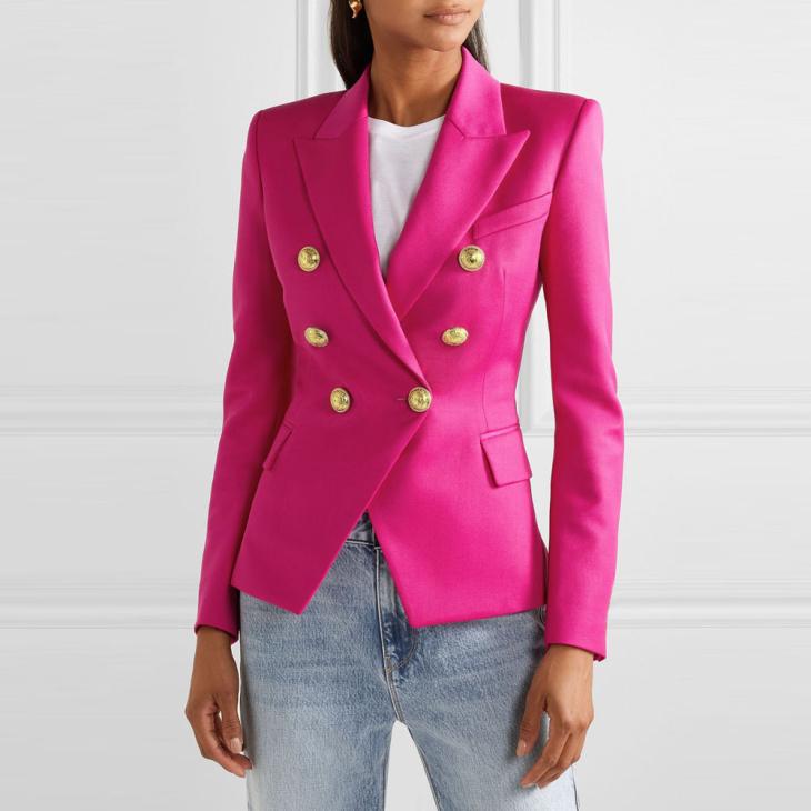 Jackets And Blazers | Grain De Poudre 6-Button Jacket  –  Womens Clothing blue